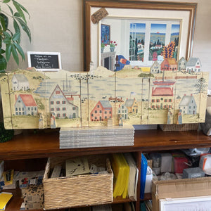 Cape Cod Folk Art Wall Cabinet