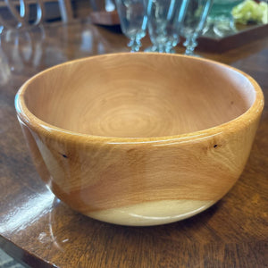 Med. Beech Turned Wood Bowl LOCAL ARTIST