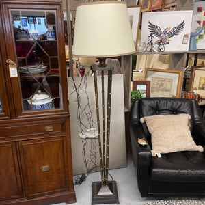 Brass Bamboo Floor Lamp