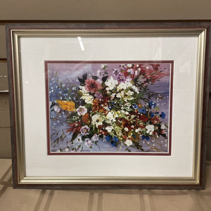 Framed Floral Print