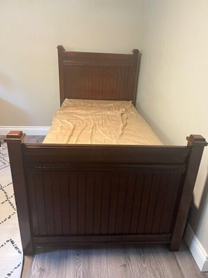 Mahogany Single Captain's Bed