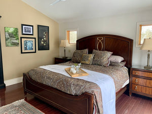 St. Tropez King Palais Bed Frame - HB FB Rails Slats Hardware