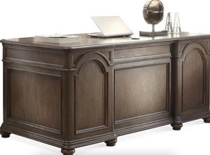 NEW Belmeade Executive Desk By Riverside - Driftwood
