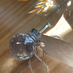 Small Crystal Drawer Knob Pull