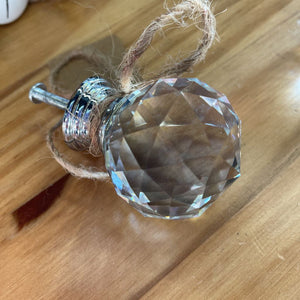 Lrg Crystal Ball Drawer Knob Pull