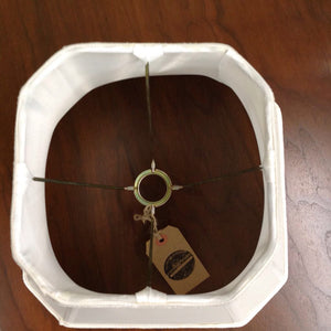Square Cream Lamp Shade 10.5H 13W 7W