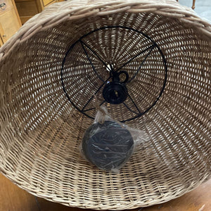 Meduim Rattan Pendant Chandelier