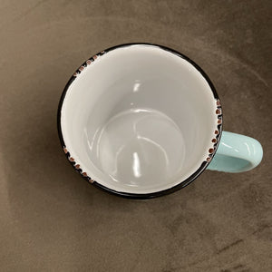 Enamel Look Mug - Mint Green