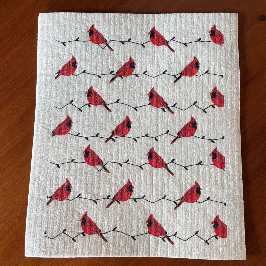 Cardinals Dishcloth - ASD-ABX-20