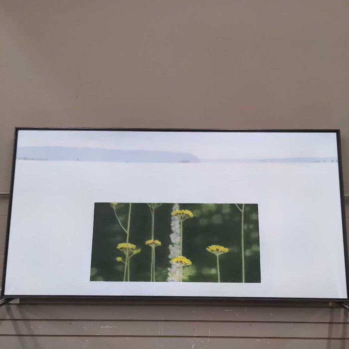 Acrylic on Canvas "Meadow Flowers" by S. Ooman w Black Frame