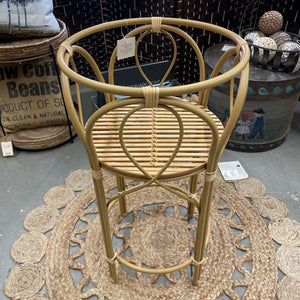 NEW Wicker Bamboo Plant Stand LCD16312
