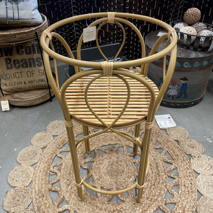NEW Wicker Bamboo Plant Stand LCD16312