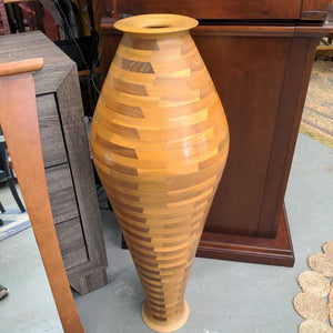 Fish Wood Vase - Medium - Eclectic Gallery Toronto - Signed