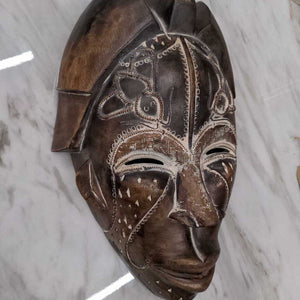 Primitive African Wooden Tribal Mask