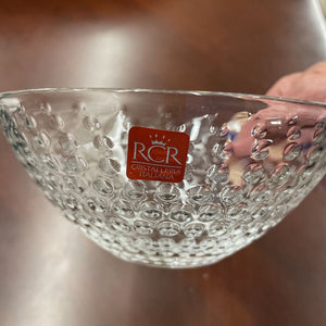 Galassia Clear Glass Bowl w Dots RC260510