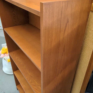 4 Shelf Bookcase - Oak Finish