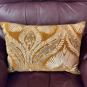 Bohemian Autumn Gold LUMBAR Cushion BOH 045
