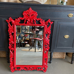 Bohemian Red Mirror