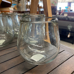 Pebble Glass Votive Candle Holder Lrg 2766