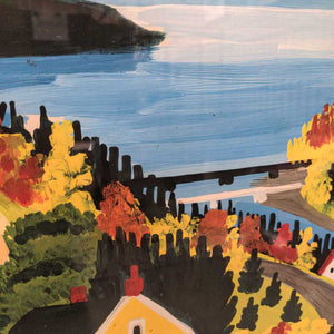 'Near Bear River Bridge' Framed Print by Maud Lewis Cdn Artist