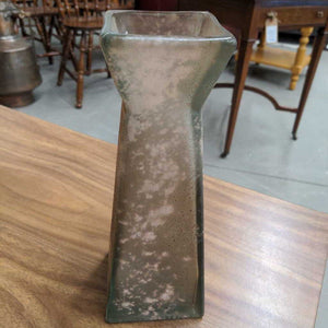 Frosted Square Glass Vase