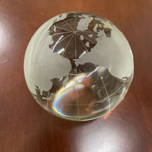 Glass Paperweight Ball