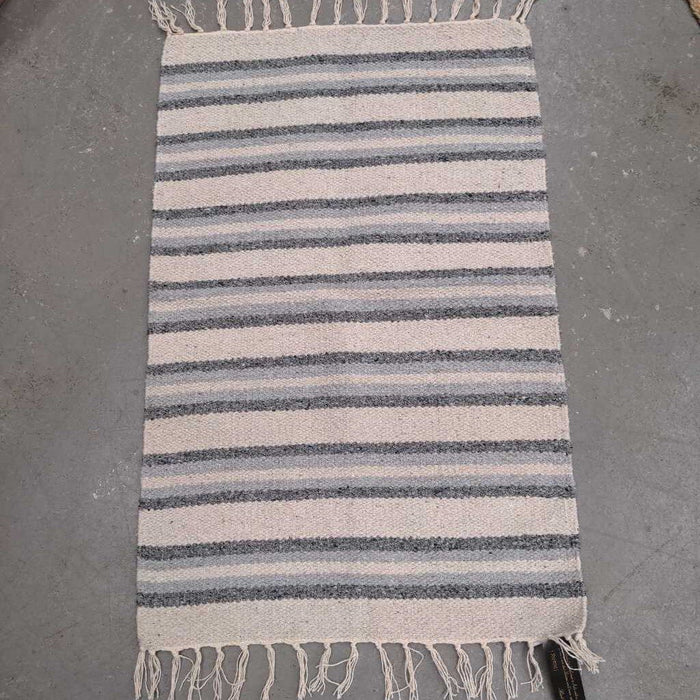 Rug Grey & Natural Stripe 4019GRY23