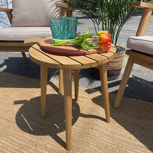 Sunny Days Wood Indoor/Outdoor Chair & Table Set (3 pce)