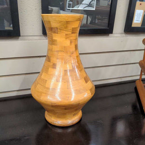 Wooden Hand Turned Vase - Cuba