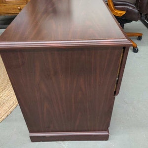 Cherry Finish 2 Drawer Filing Cabinet