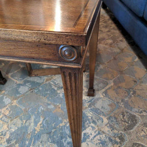 Bookmatched Maple Side Table w Inlay