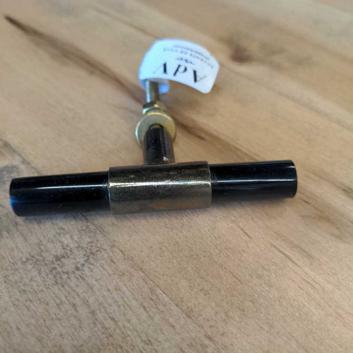 Knob - T Shape Gold Black 8020517