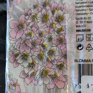 Blomma Pinkki Cocktail Napkin