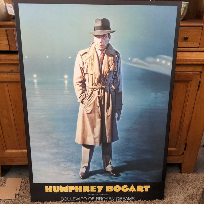 'Humphrey Bogart' - Boulevard of Broken Dreams Dry Mounted Poster