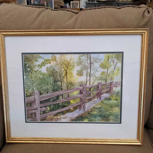 "Along the Trail" - Watercolour by Pat MacAulay - Local Artist