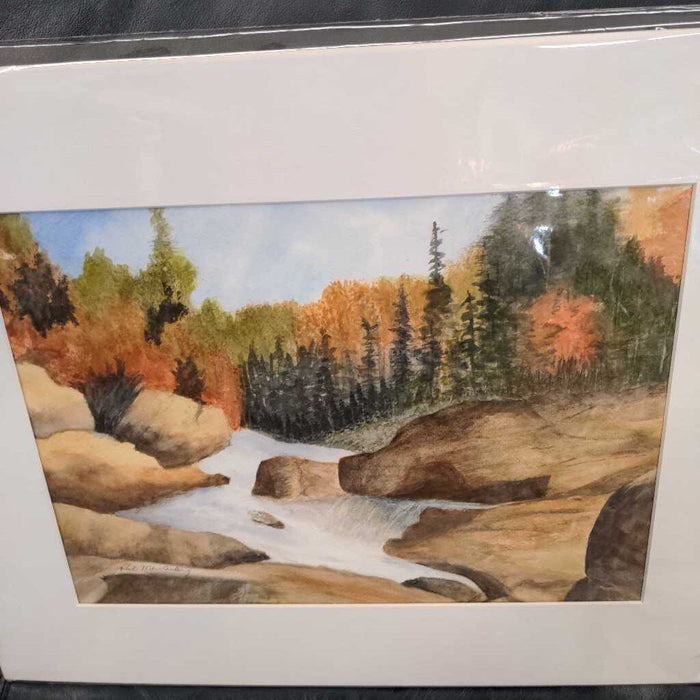 "Fall Is In The Air" - Watercolour - by Pat MacAulay - Local Artist