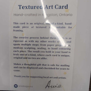 Original Textured Gift Cards by Local Artists Ania Bogacka