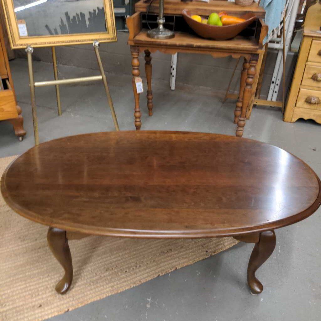 Broyhill Cherry Oval Coffee Table