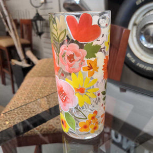 Bold Floral Glass - Fiesta-HB