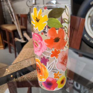 Bold Floral Glass - Fiesta-HB