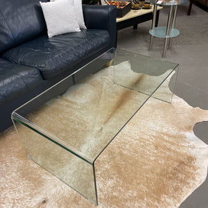 Waterfall Glass Coffee Table