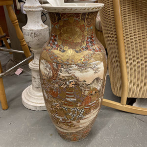 Large 19th Century Japanese Satsuma Vase