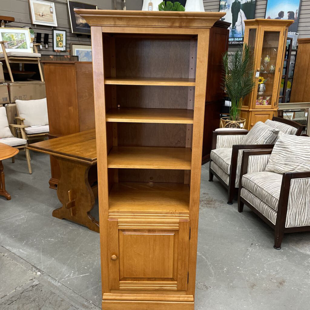 Roxton Maple Temple Stuart Cabinet w Shelves & Lower Storage