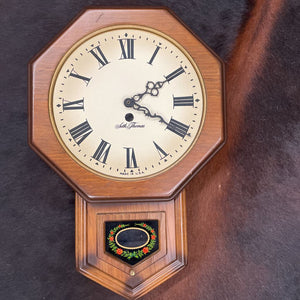 Antique Wood Clock by Seth Thomas