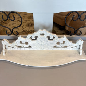 White Shabby Chic Wall Shelf