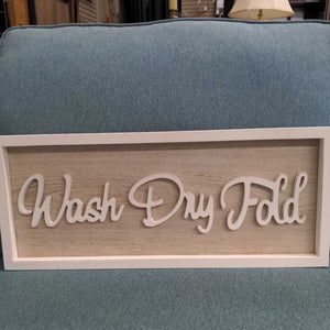 Wall Art - Wash Dry Fold