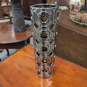 Silver Cylinder w Cutouts