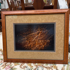 Copper Spark - in Wood Frame