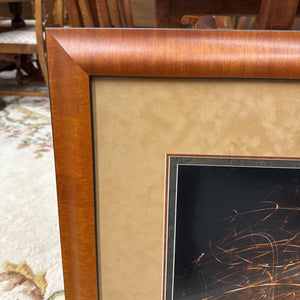 Copper Spark - in Wood Frame