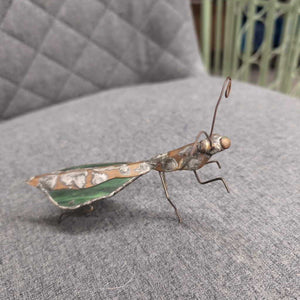 Metal & Glass Praying Mantis